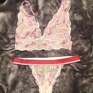 Bra and thong set